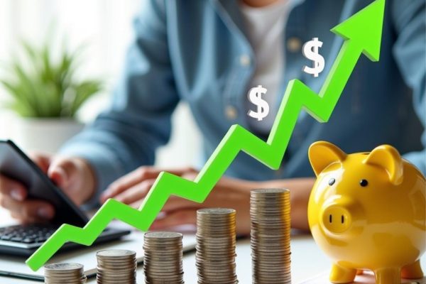 crecimiento-financiero-y-ahorro-configuracion-de-escritorio-casual-con-alcantarilla-y-monedas